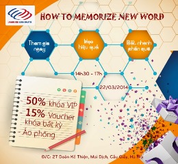 Hội thảo 'How To Memorize New Word'